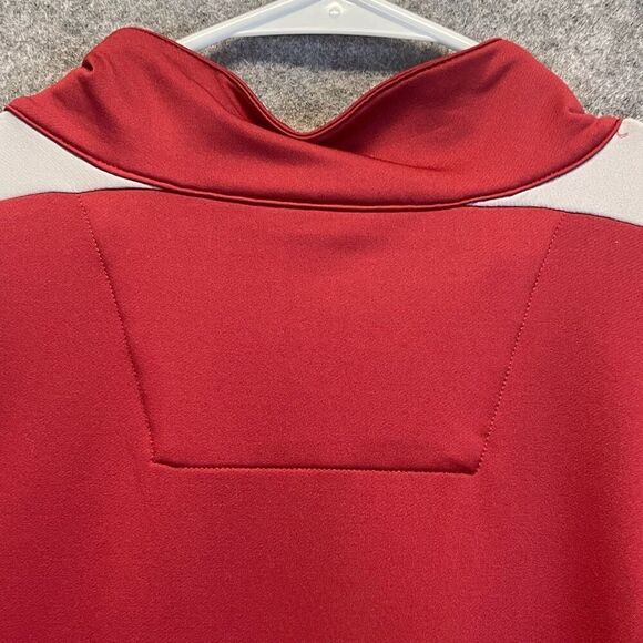 ANTIGUA Oklahoma Sooners Pullover Men's XXL Red 1/2 Zip White OU Logo LS Jacket - Picture 10 of 13